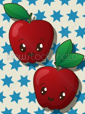 Kawaii apple icons