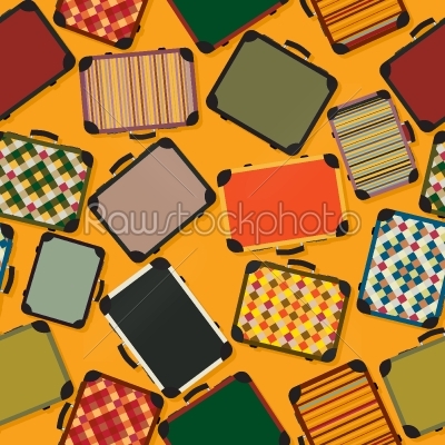 Luggage seamless pattern background