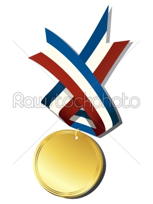 Realistic gold medal