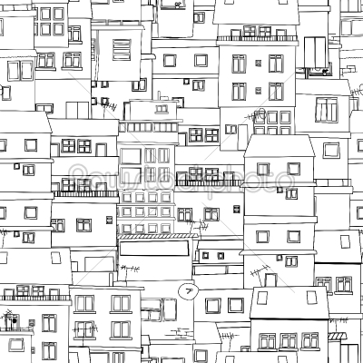Seamless city sketch