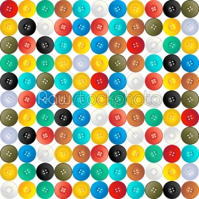 Seamless pattern of buttons