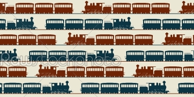 Seamless train pattern