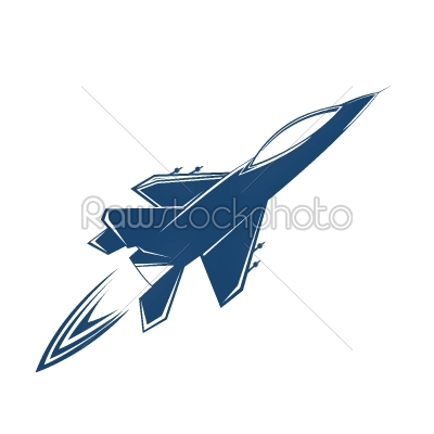 Stylized air fighter