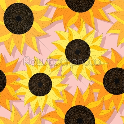 Sunflower pattern design