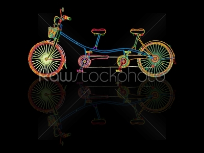 Tandem bicycle