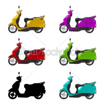 Vespa scooters