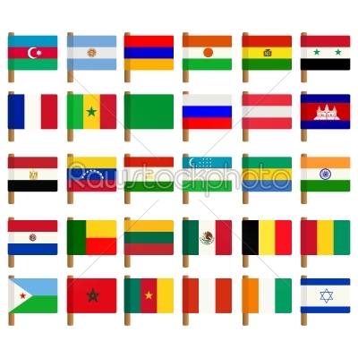 World flag icons set - 2