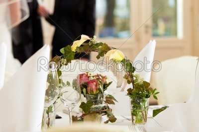 stock photo: table at a wedding feast-Raw Stock Photo ID: 41621