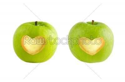stock photo: two apple-Raw Stock Photo ID: 19382