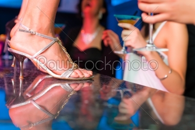 stock photo: woman in bar or club is dancing on the table-Raw Stock Photo ID: 43630