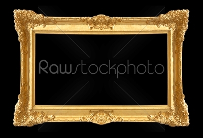 stock photo: antique golden frame-Raw Stock Photo ID: 60986