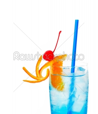 stock photo: blue long drink cocktail-Raw Stock Photo ID: 54167
