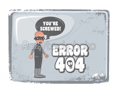 stock vector: error page template-Raw Stock Photo ID: 68780