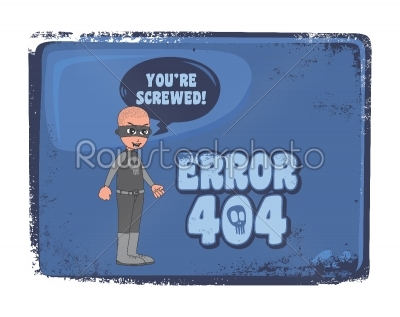 stock vector: error page template-Raw Stock Photo ID: 68784
