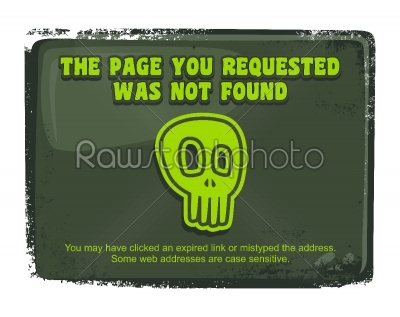 stock vector: error page template-Raw Stock Photo ID: 68788