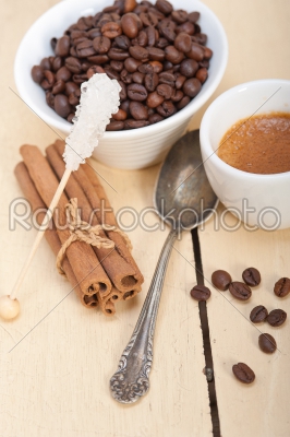 stock photo: espresso coffee with sugar and spice-Raw Stock Photo ID: 73971