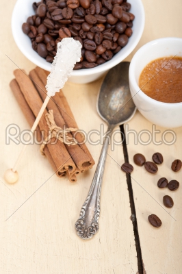 stock photo: espresso coffee with sugar and spice-Raw Stock Photo ID: 73972