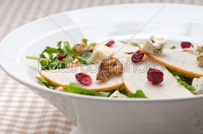 stock photo: fresh pears arugula gorgonzola cheese salad-Raw Stock Photo ID: 59312