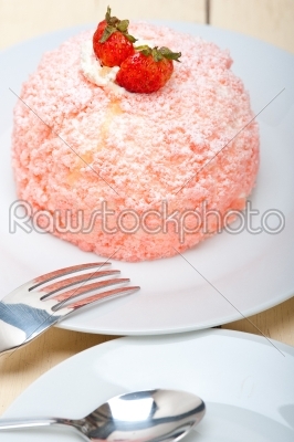 stock photo: fresh strawberry and whipped cream dessert-Raw Stock Photo ID: 64671