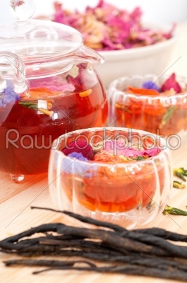 stock photo: herbal natural floral tea infusion with dry flowers-Raw Stock Photo ID: 58620