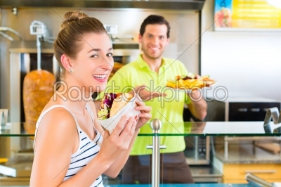 stock photo: kebab  customer and hot doner with fresh ingredients-Raw Stock Photo ID: 49124