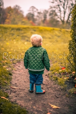 stock photo: lonely boy looking at nature-Raw Stock Photo ID: 66712