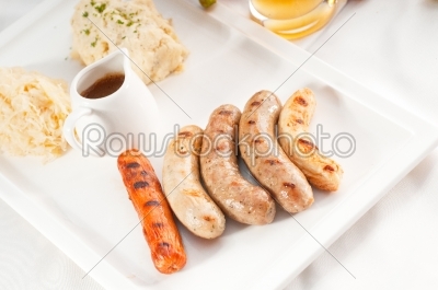 stock photo: selection of all main type of german wurstel saussages-Raw Stock Photo ID: 54853