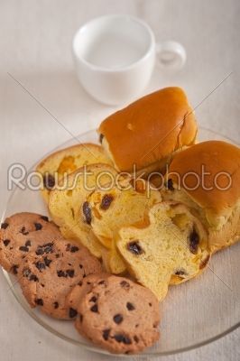 stock photo: selection of sweet bread and cookies-Raw Stock Photo ID: 59750