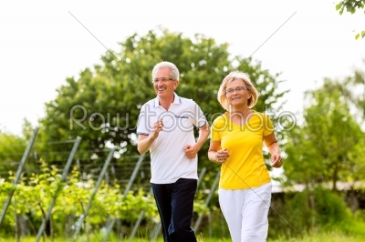 stock photo: seniors running in the nature doing sport-Raw Stock Photo ID: 49162