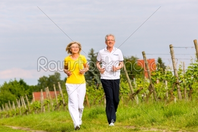 stock photo: seniors running in the nature doing sport-Raw Stock Photo ID: 49168