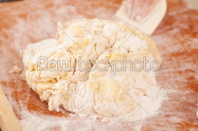 Baking biscuits - Fresh dough