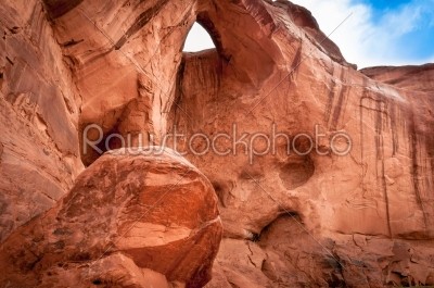 beautiful rock formation in Monument Valley