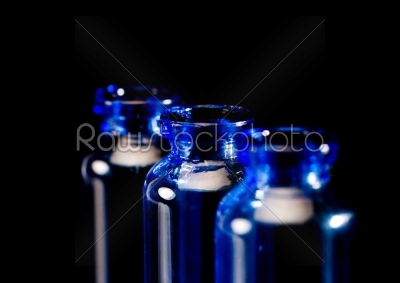 blue vials