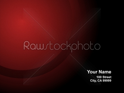Business Card Red