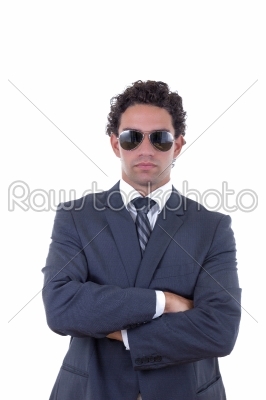 businessman posing