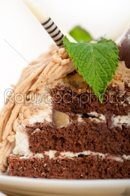 chestnut cream cake dessert