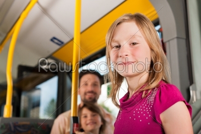 Child in a bus