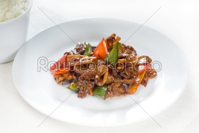 Chinese beef and vegetables