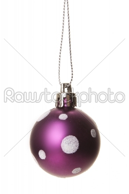christmas bauble pink