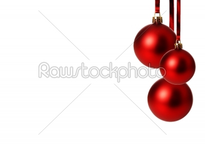 christmas, christmas ornament red