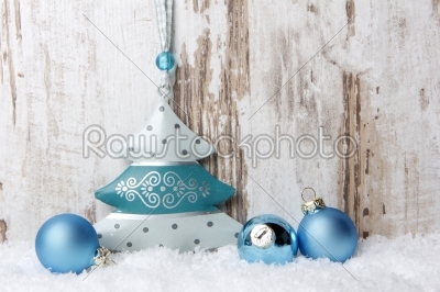 christmas decoration blue