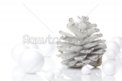 christmas ornament gray