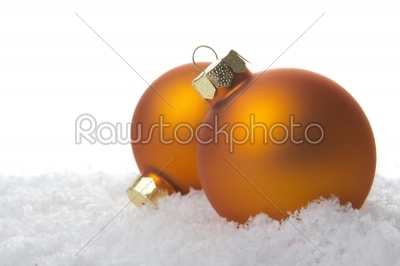 christmas ornament orange