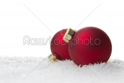 christmas ornament red