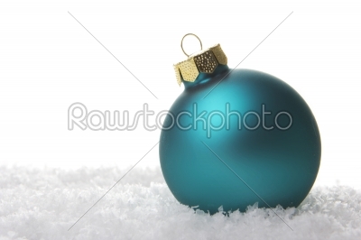 christmas ornament turquoise