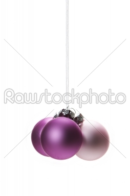 christmas ornament violet
