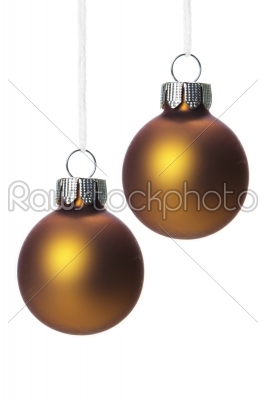 christmas ornaments brown