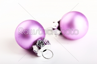 christmas ornaments violet