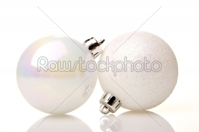 christmas ornaments white