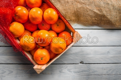 Clementines in a box